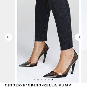 Good American Cinder-f*cking-rella Pump